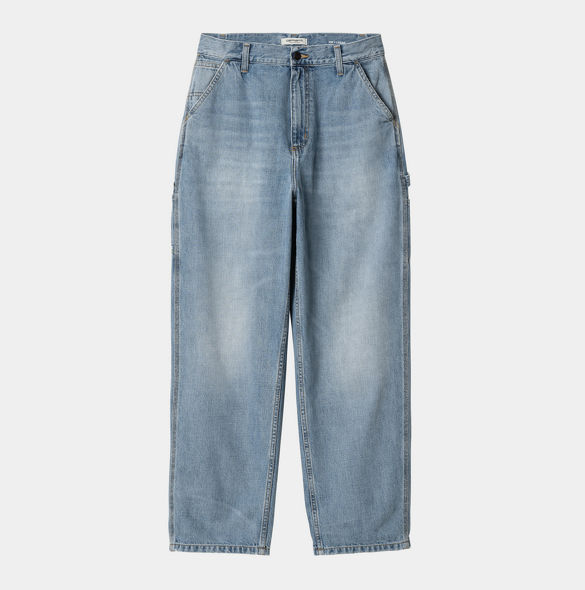 W'BRANDON SINGLE KNEE PANT BLUE BURST WASHED