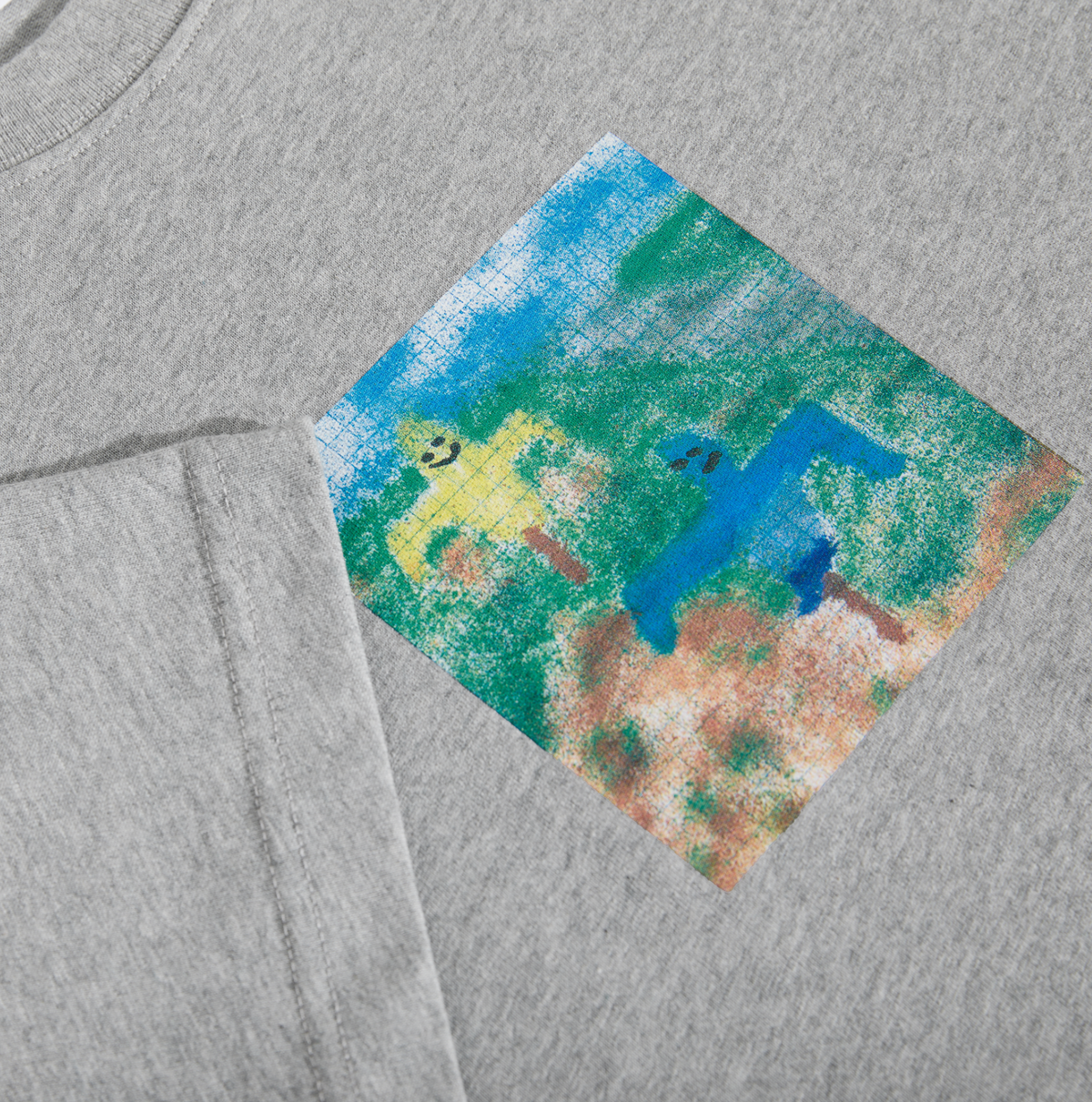 SCARECROW TEE HEATHER GREY