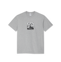 WORLD DOMINATION TEE HEATHER GREY