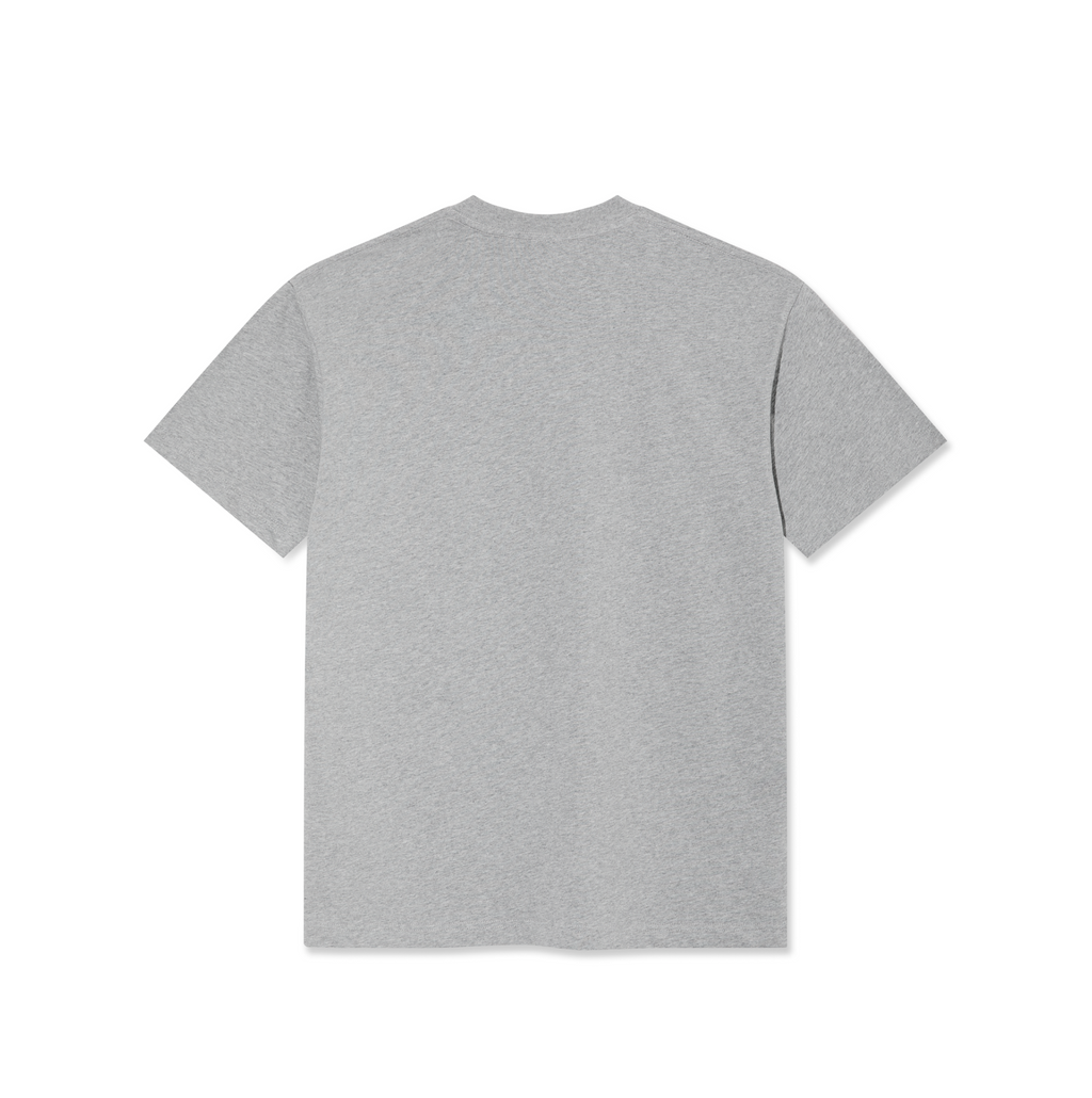WORLD DOMINATION TEE HEATHER GREY