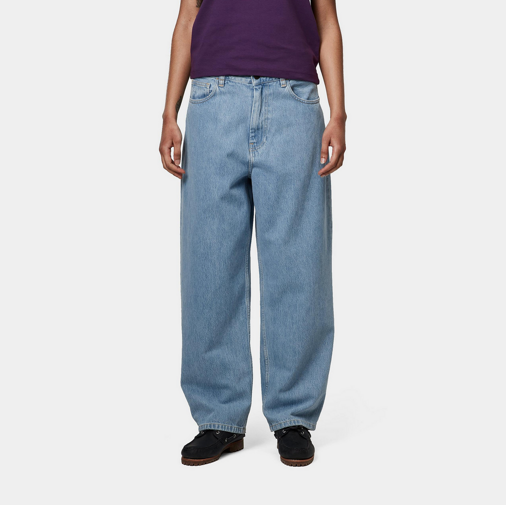 W'BRANDON PANT BLUE STONE BLEACHED