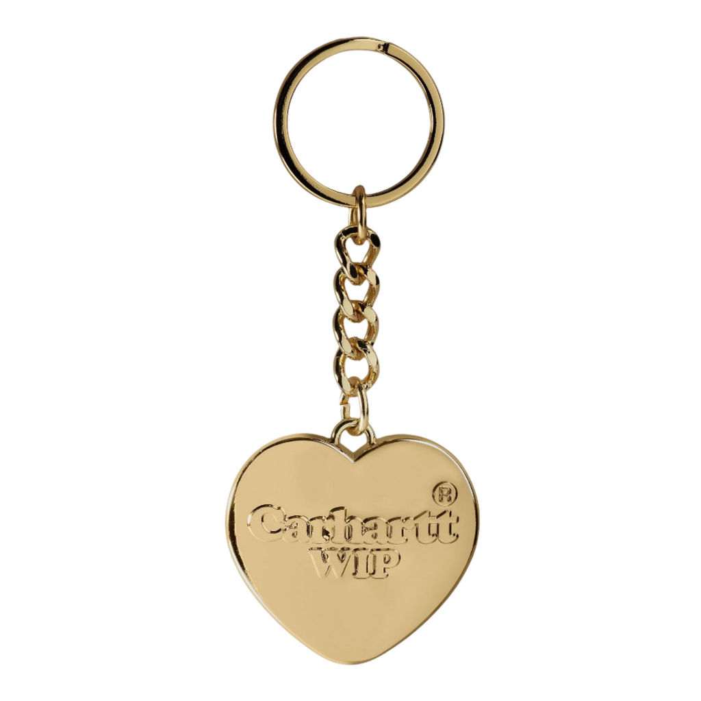 HEART KEYCHAIN ZINC ALLOY GOLD