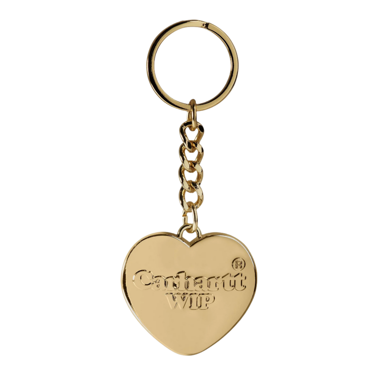HEART KEYCHAIN ZINC ALLOY GOLD
