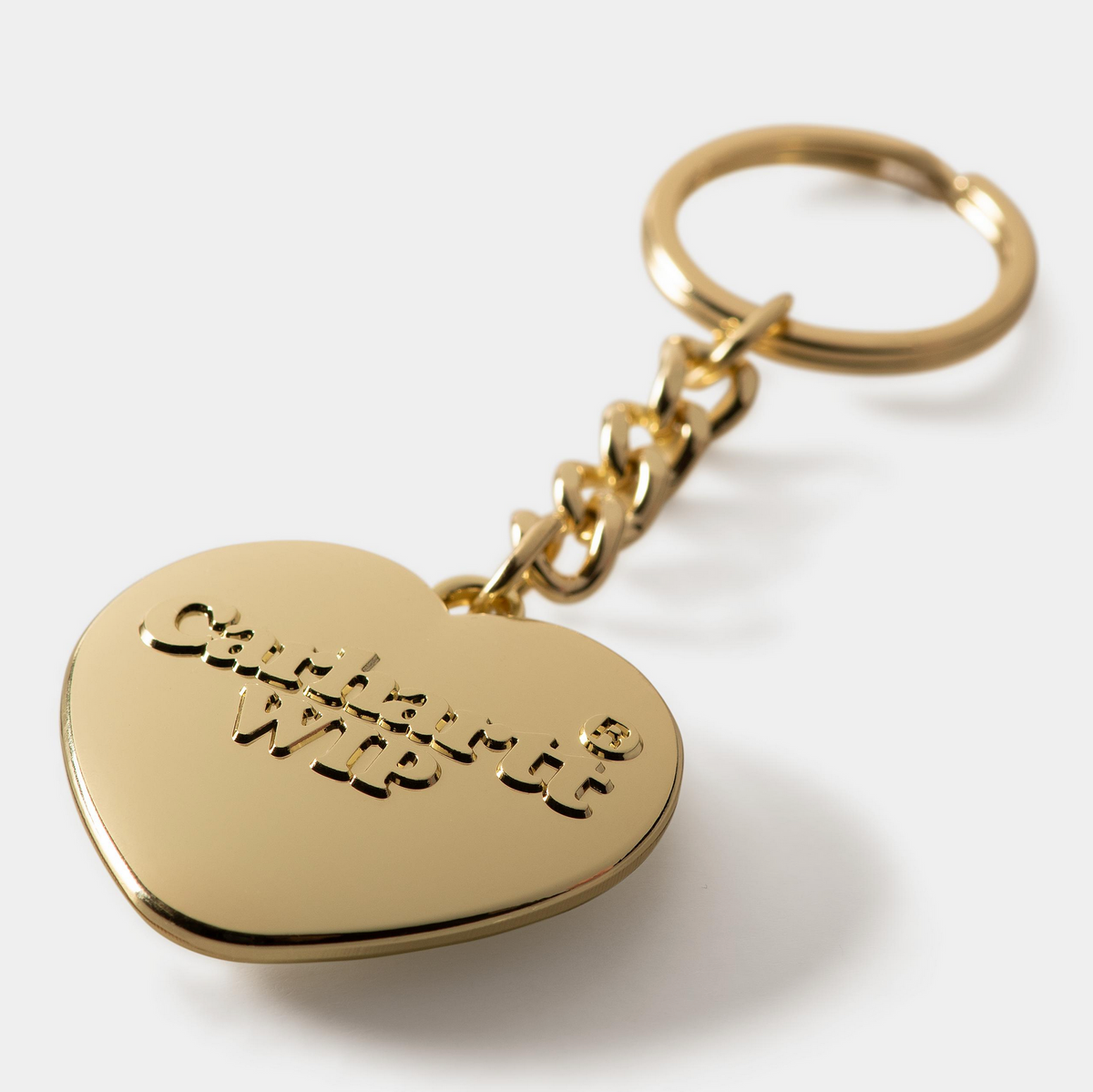 HEART KEYCHAIN ZINC ALLOY GOLD