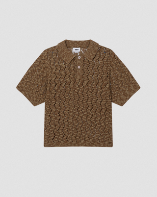 ANDRE POLO SWEATER TOFFEE BROWN