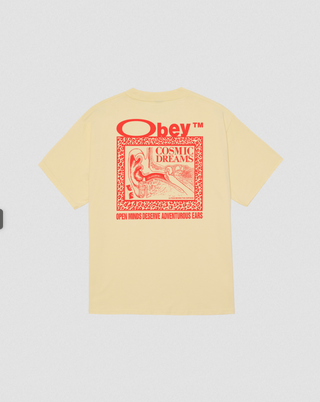 COSMIC DREAMS TEE PALE YELLOW