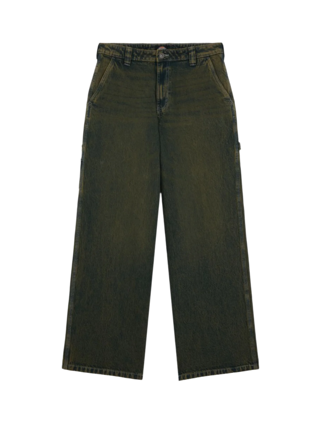 X-LOOSE DENIM CARPENTER GREEN