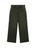 X-LOOSE DENIM CARPENTER GREEN
