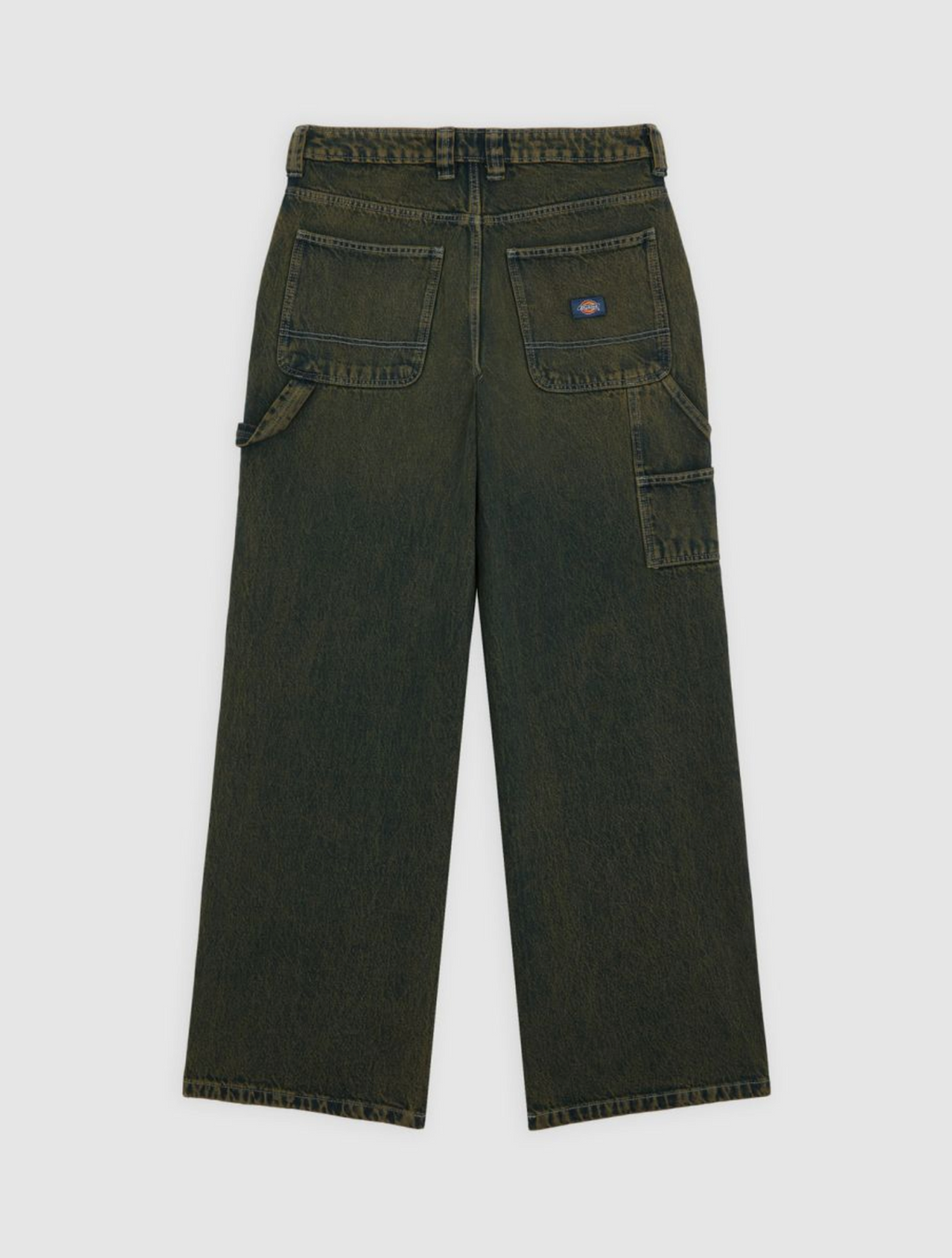 X-LOOSE DENIM CARPENTER GREEN
