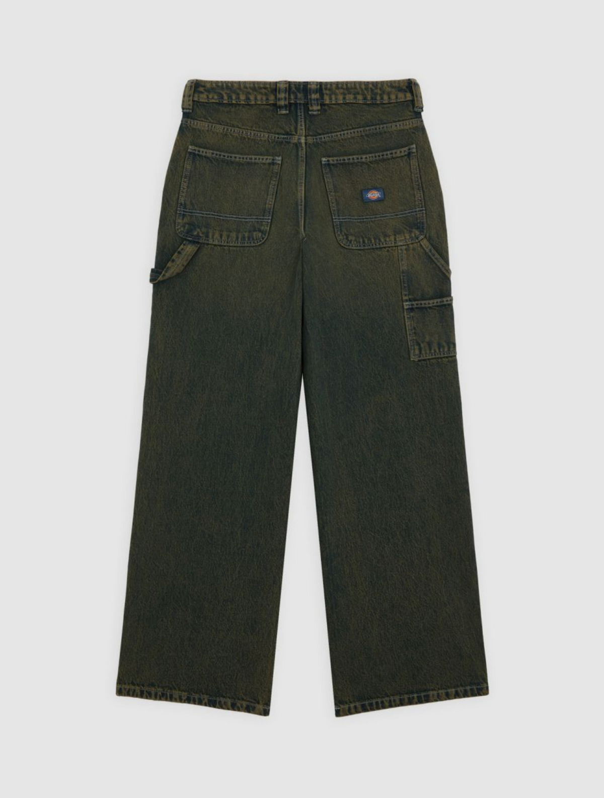 X-LOOSE DENIM CARPENTER GREEN