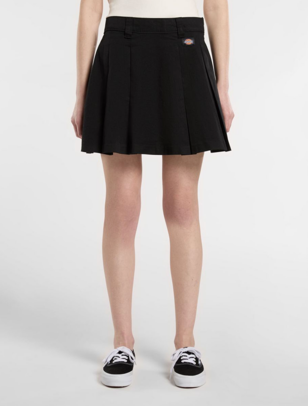UNIONVILLE PLEATED WORK SKIRT BLACK