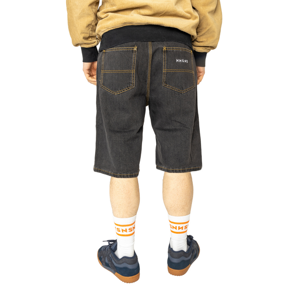 BIGFOOT SHORT BLACK WASHED DENIM
