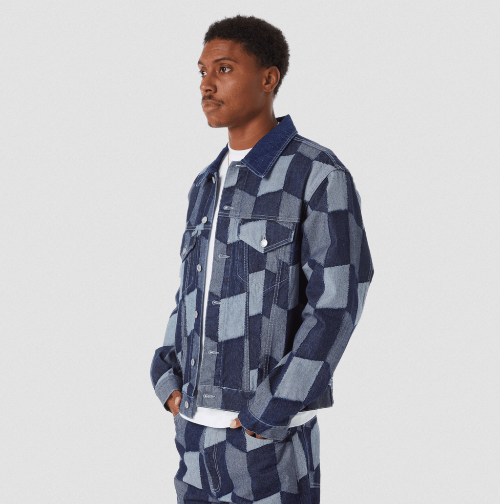 PATCHWORK DENIM JACKET DENIM