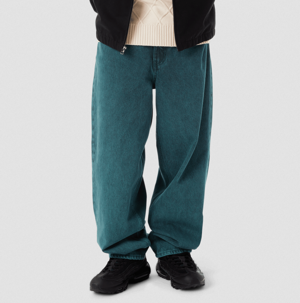 CROMER WASHED PANT SEA GREEN