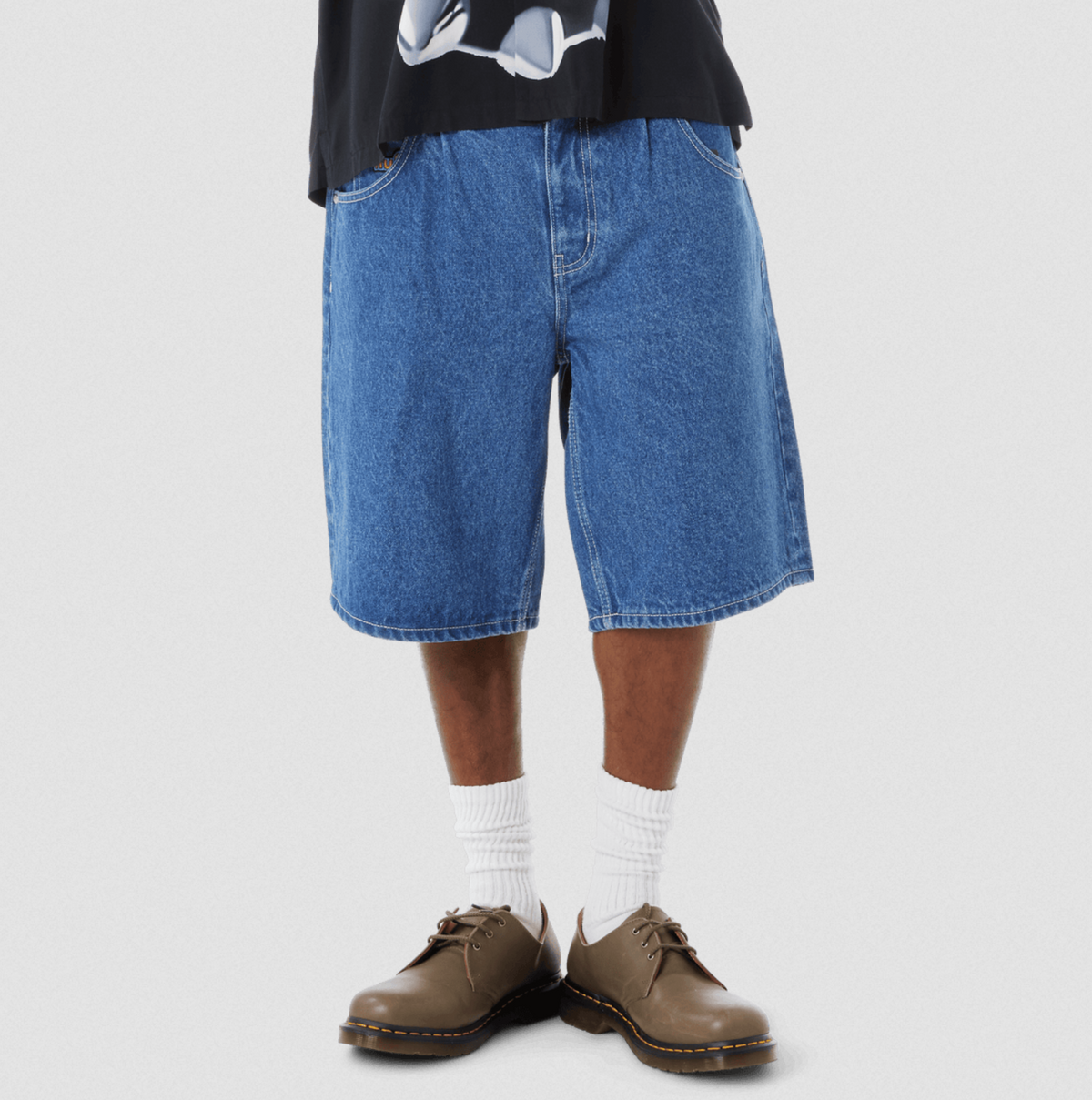 CROMER SHORT STONE WASH INDIGO