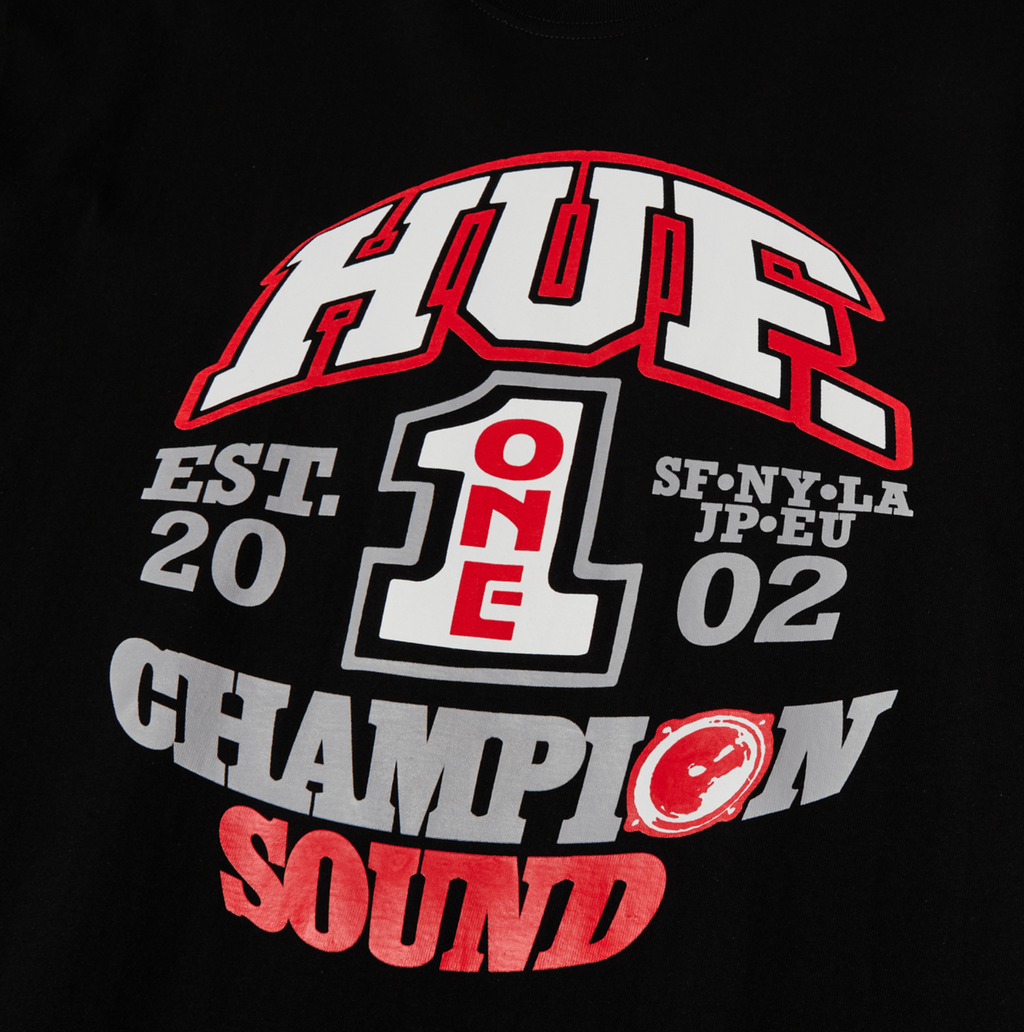 CHAMPION SOUND TEE BLACK