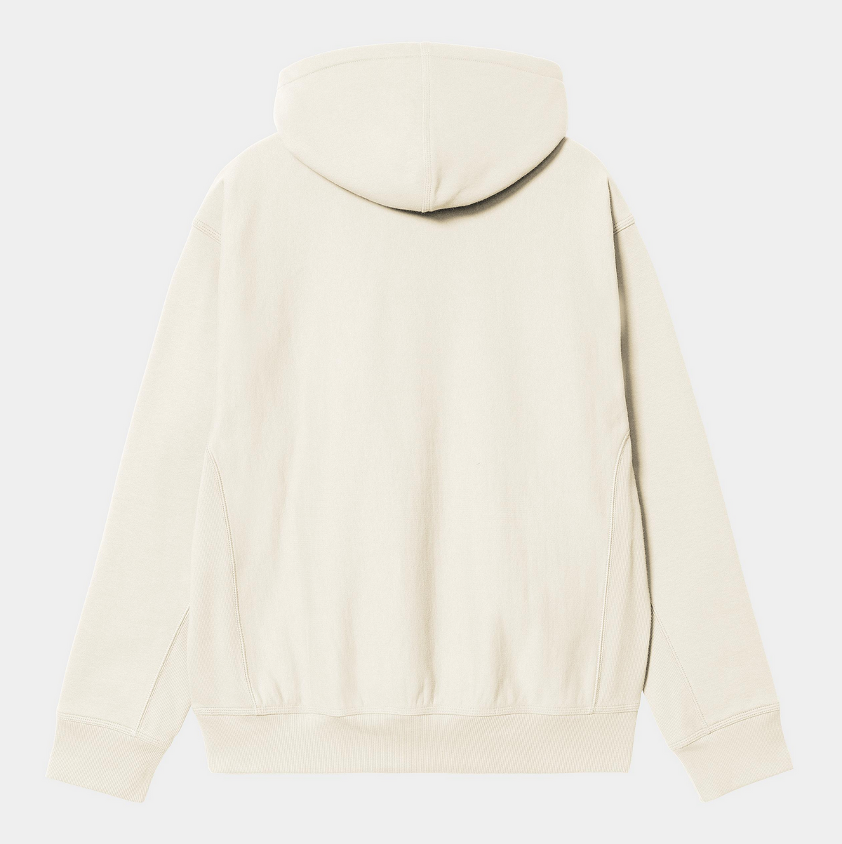 HOODED AMERICAN SCRIPT JACKET NATURAL