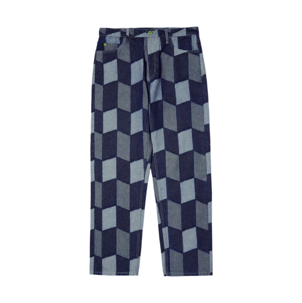 PATCHWORK DENIM PANT DENIM