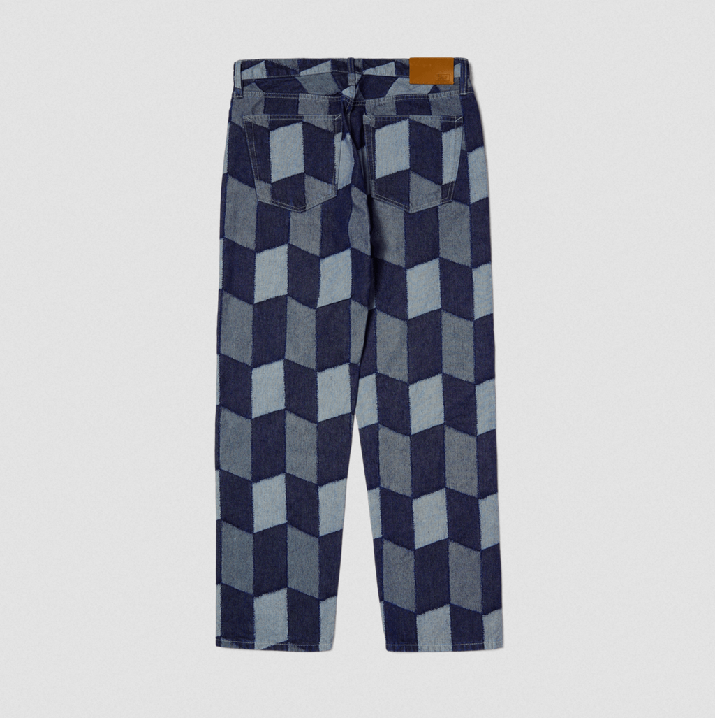 PATCHWORK DENIM PANT DENIM