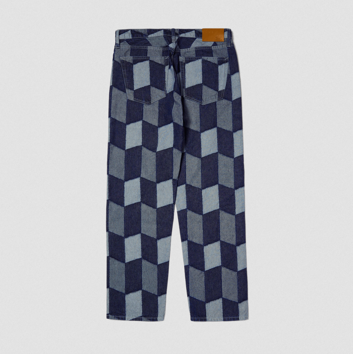 PATCHWORK DENIM PANT DENIM