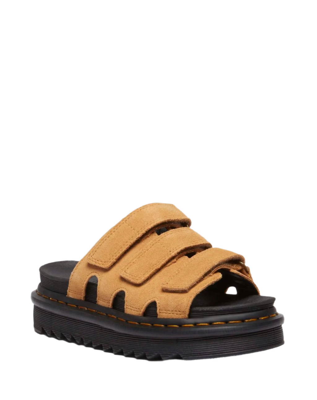 RAINE SLIDE SUEDE SANDALS TAN