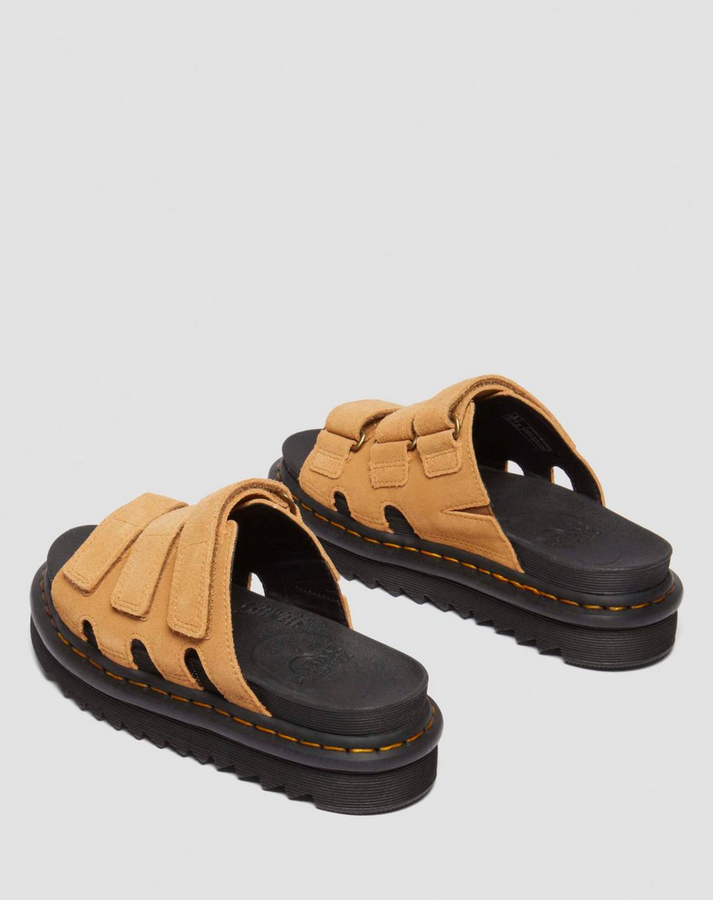 RAINE SLIDE SUEDE SANDALS TAN