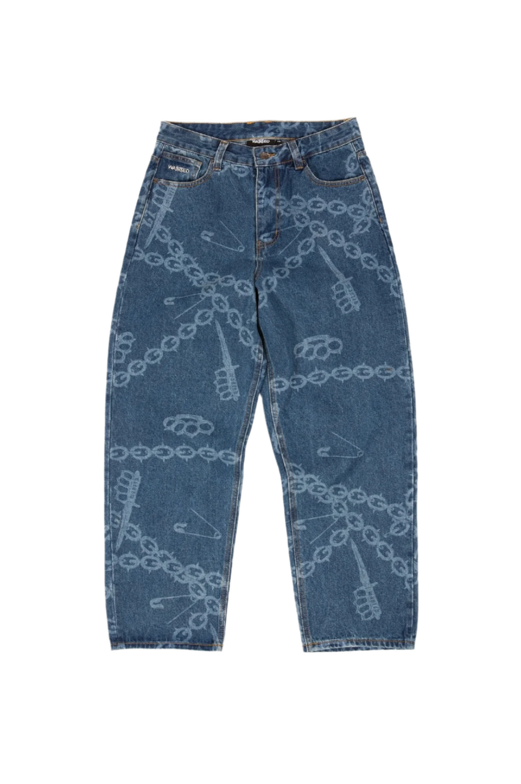 KNUCKLES CASPER PANT WASHED BLUE