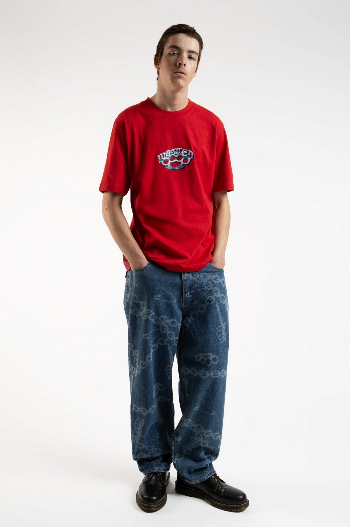 KNUCKLES CASPER PANT WASHED BLUE