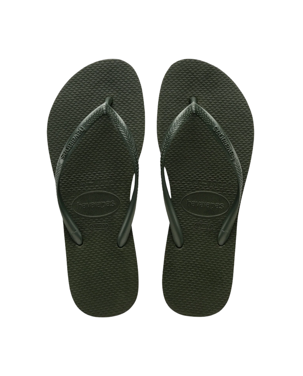 HAVAIANAS SLIM OLIVE GREEN