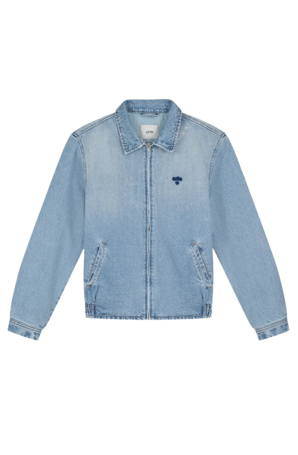 HEART LOGO JACKET BLEACH