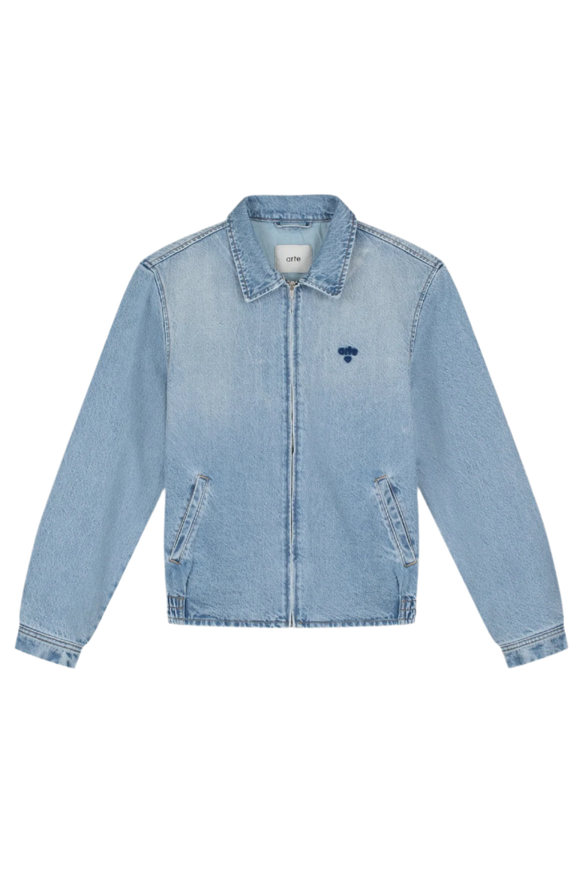 HEART LOGO JACKET BLEACH