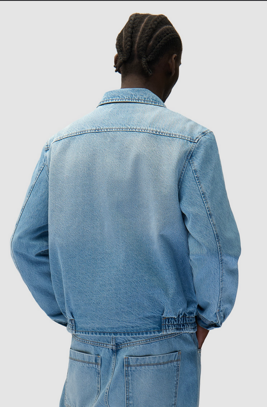 HEART LOGO JACKET BLEACH