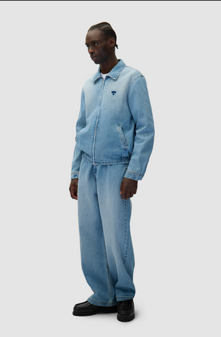 HEART LOGO JACKET BLEACH