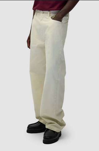 BACK POCKET GRAPHIC PANTS CREAM