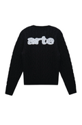 ARTE KNIT SWEATER BLACK