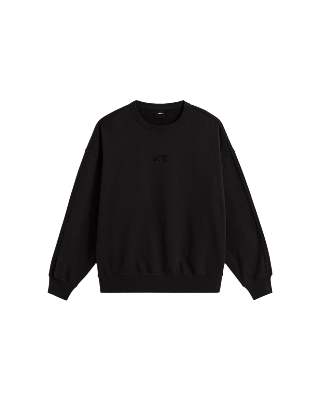 PREMIUM LOGO CREW SWEATSHIRT BLACK