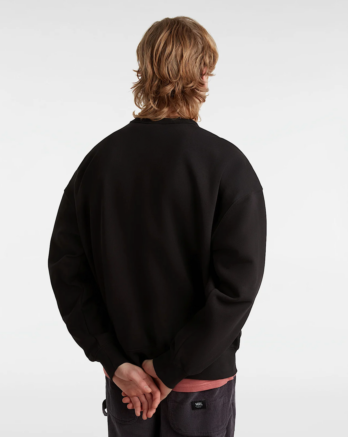 PREMIUM LOGO CREW SWEATSHIRT BLACK