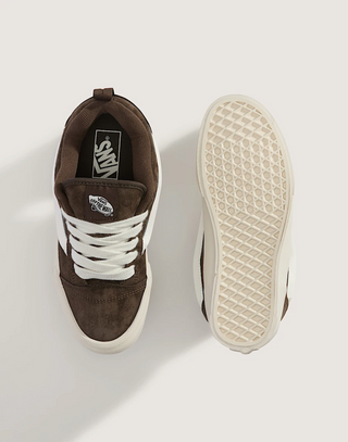 KNU SKOOL PIG. SUEDE COAL BROWN