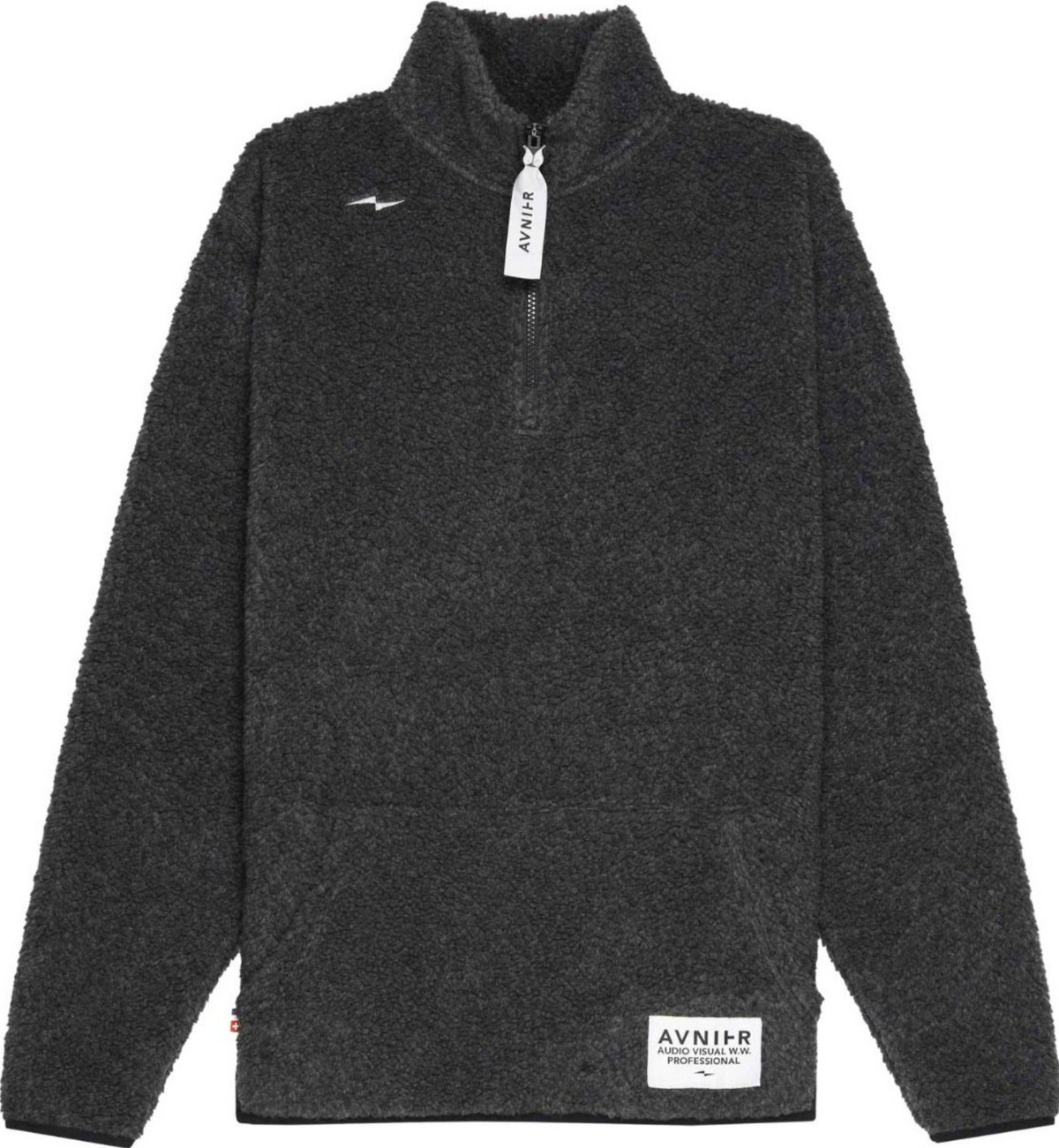 ZIPPER AMPLIFY HOODIE GREY