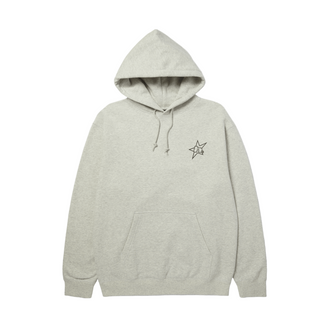 H STAR LOGO P/O HOODIE ASH