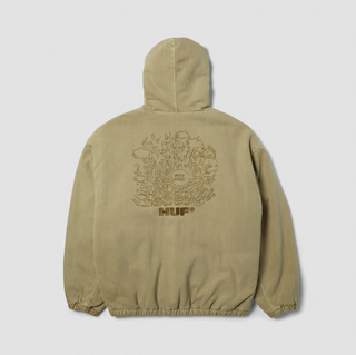 WHAT A JUNGLE DENIM WORK JACKET DESERT