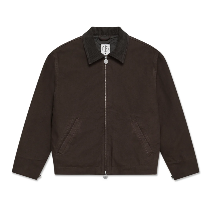 CLIFF JACKET WITH QUILTED LINING CHOCOLATE