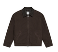 CLIFF JACKET WITH QUILTED LINING CHOCOLATE