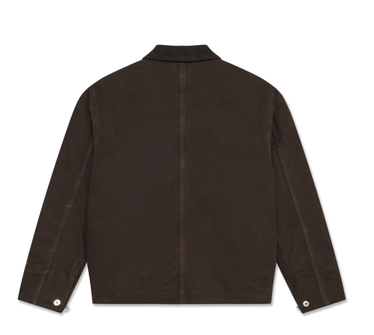 CLIFF JACKET WITH QUILTED LINING CHOCOLATE