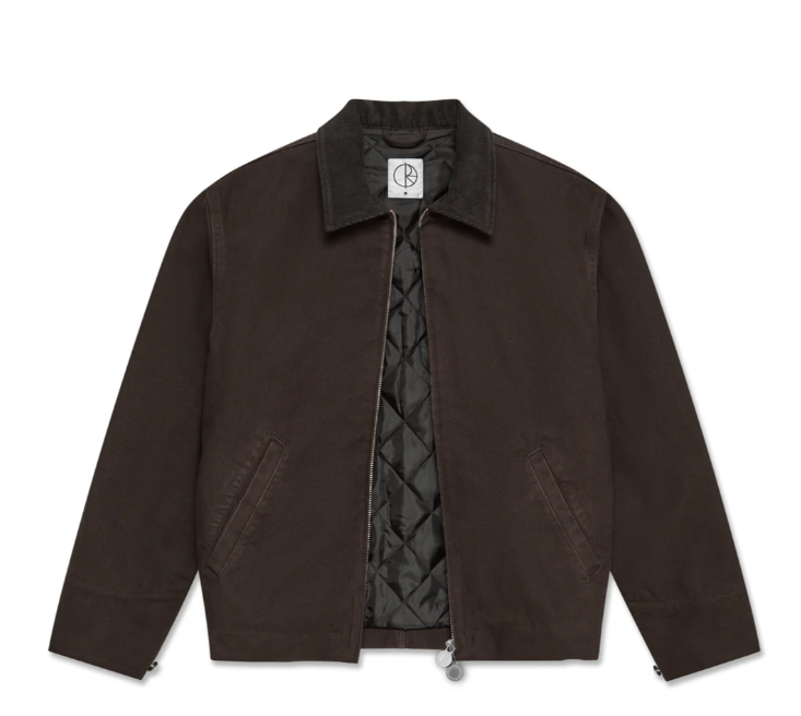 CLIFF JACKET WITH QUILTED LINING CHOCOLATE