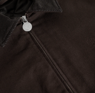 CLIFF JACKET WITH QUILTED LINING CHOCOLATE