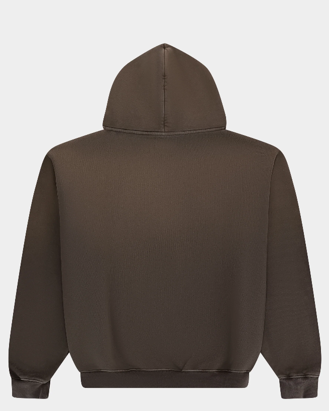 SUNFADED HOODIE BROWN