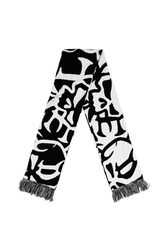BURY SCARF BLACK/WHITE