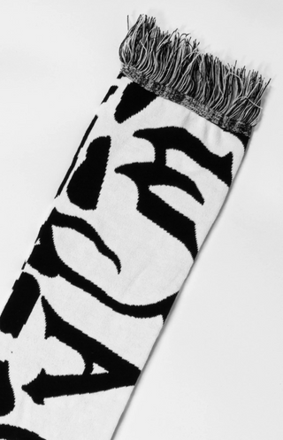 BURY SCARF BLACK/WHITE
