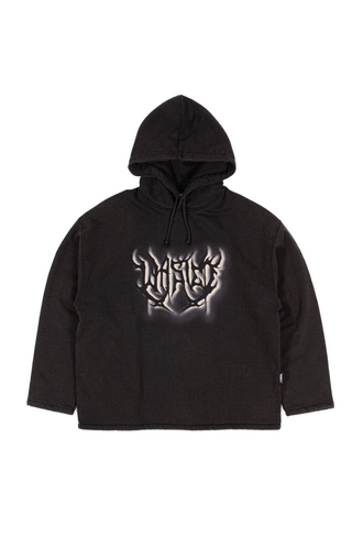 SWORD STRAIGHT HOODIE FADED BLACK